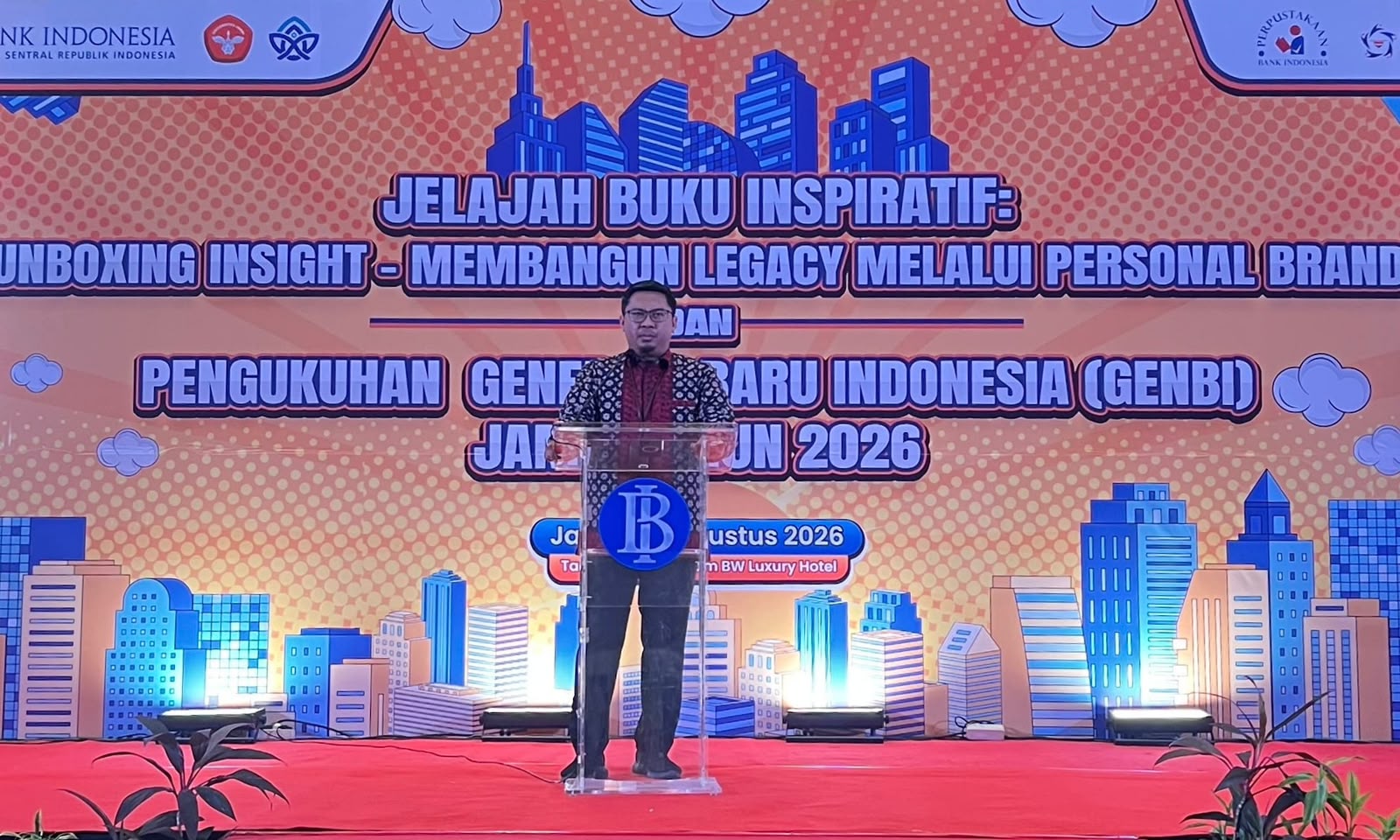 Sambutan oleh Deputi Kepala Perwakilan Bank Indonesia Provinsi Jambi