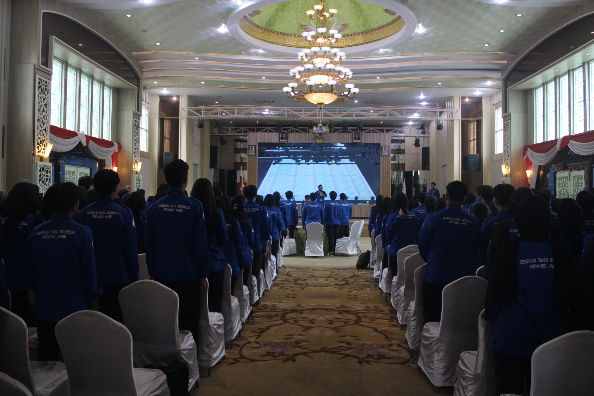 Pembukaan  Rapat Kerja GenBI Provinsi Jambi 2026 di Aula Griya Mayang, Rumah Dinas Wali Kota Jambi