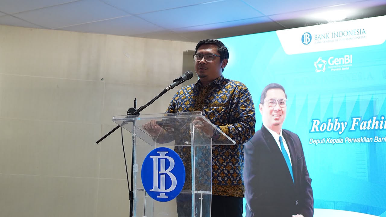 Deputi Kepala Perwakilan Bank Indonesia Provinsi Jambi, Bapak Robby Fathir Nashary.