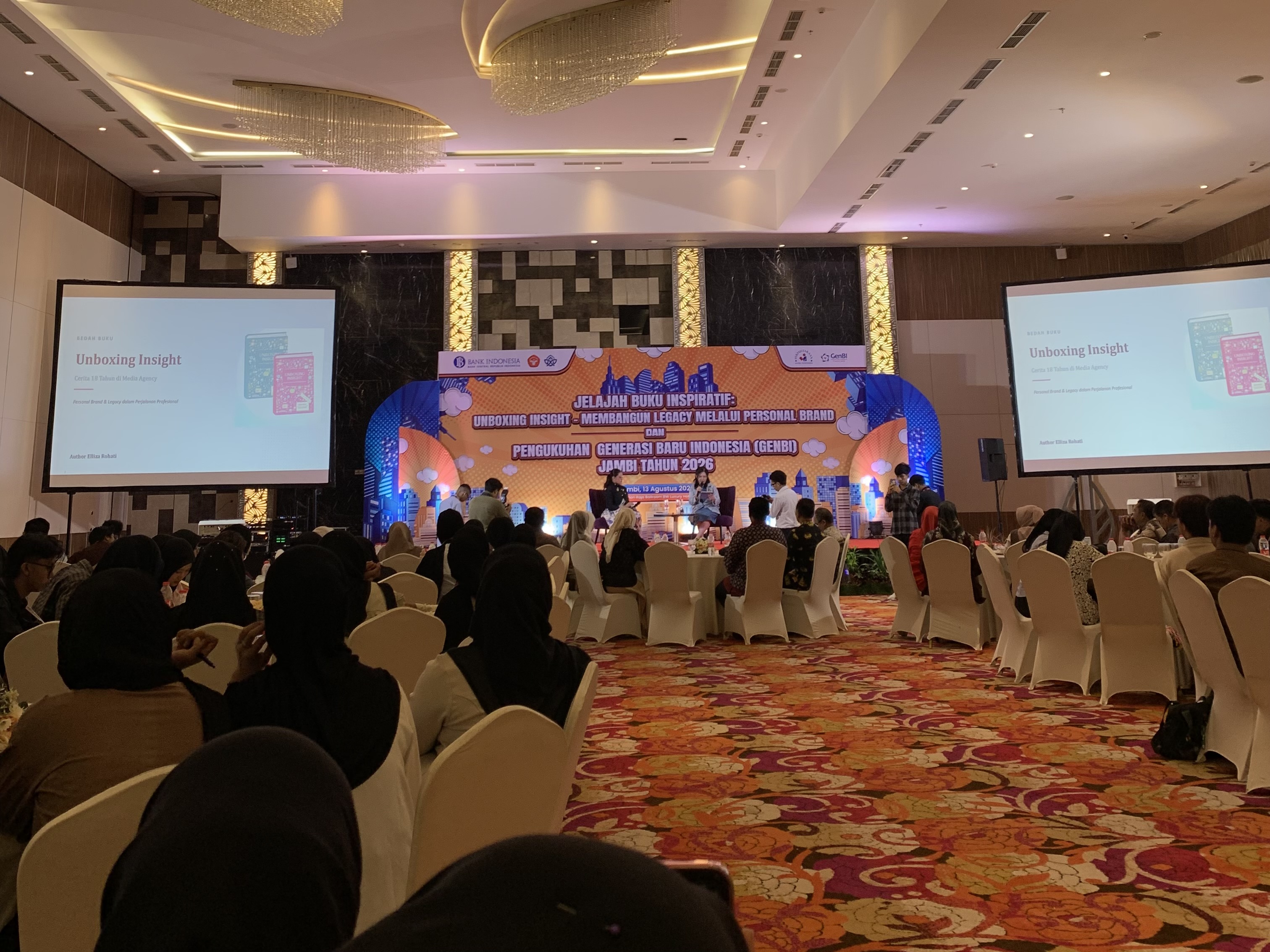 Dokumentasi GenBI Jambi 2026 Hadiri Unboxing Insight - Membangun Legacy Melalui Personal Brand