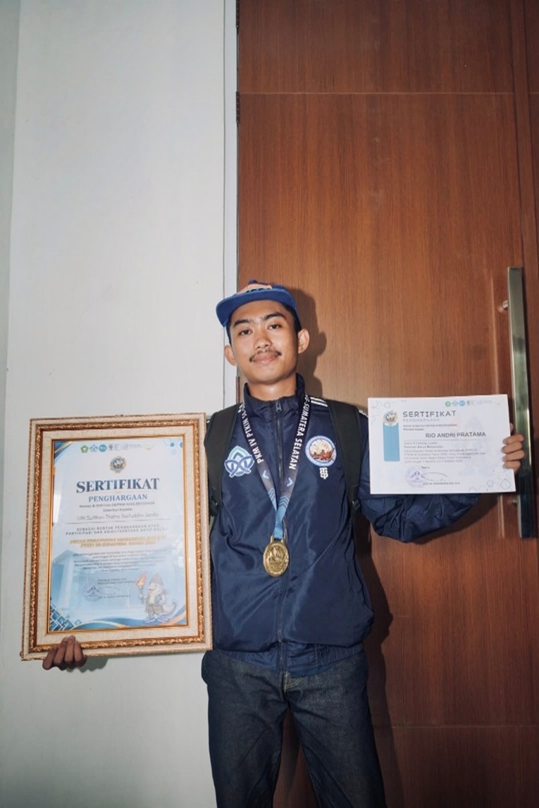 Anggota GenBi Jambi, Mahasiswa UIN STS Jambi Raih Juara 1 Lomba Film Pendek PKM IV Se-Sumatra