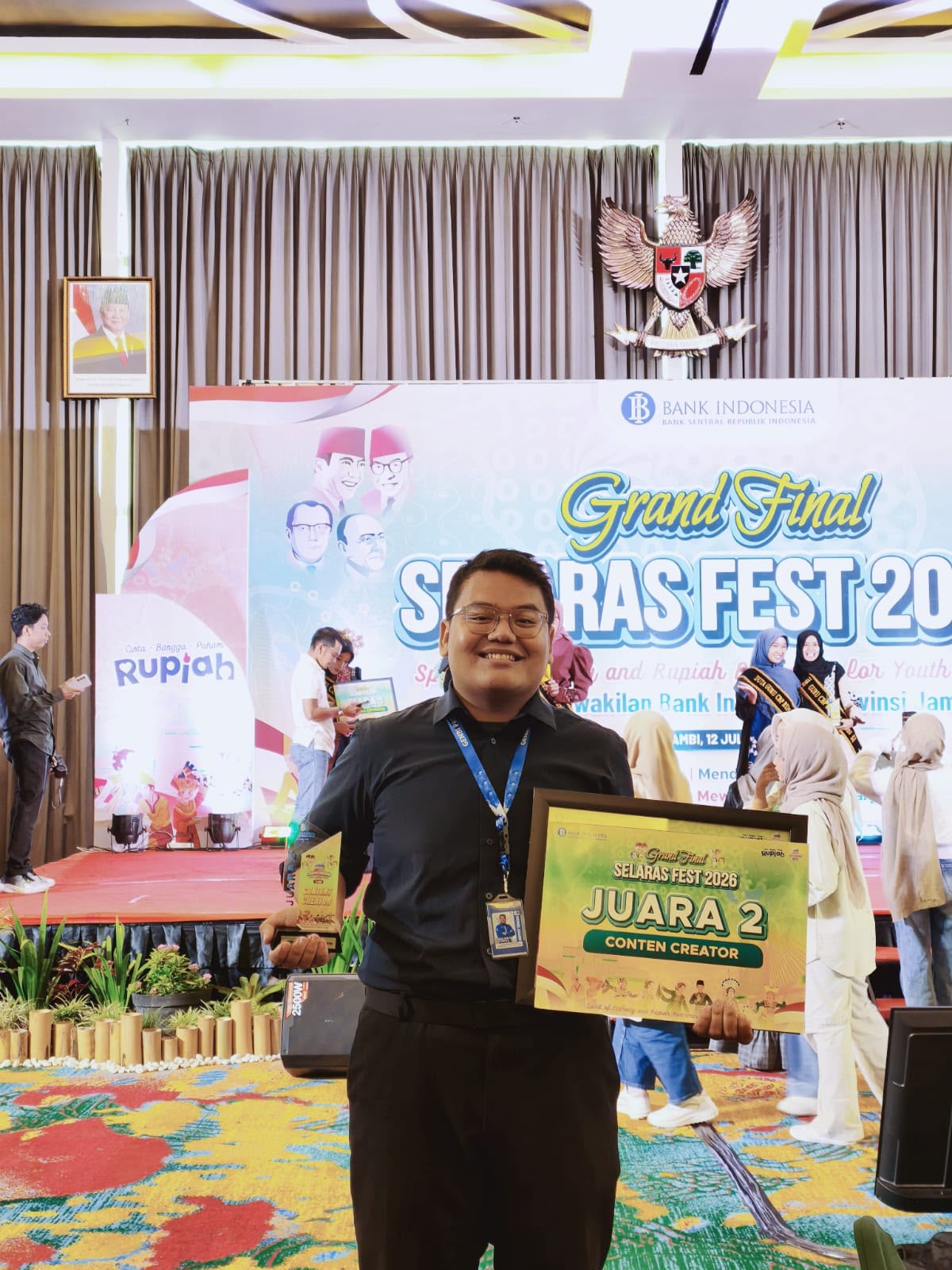 Juara II Lomba Content Creator Selaras Fest Bank Indonesia - Abdul Matin Aji Saka foto 1
