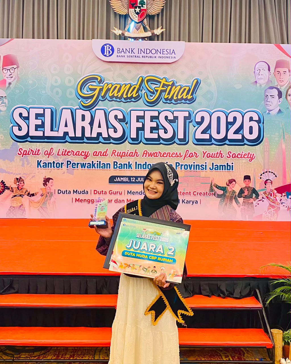 Juara II Duta Muda 2026 Selaras Fest Bank Indonesia - Nurul Izzati Humairoh Harahap foto 1